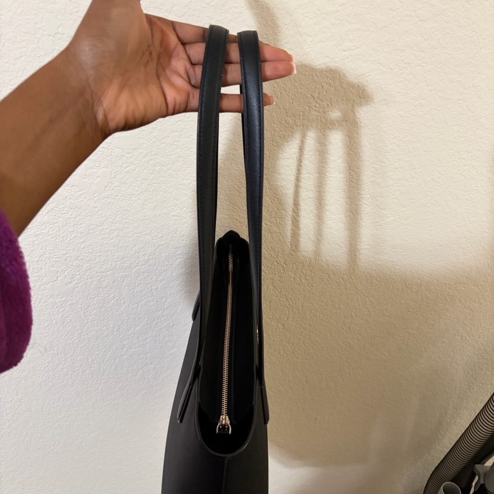 kate spade Black Leather tinsel Tote - Picture 9 of 13